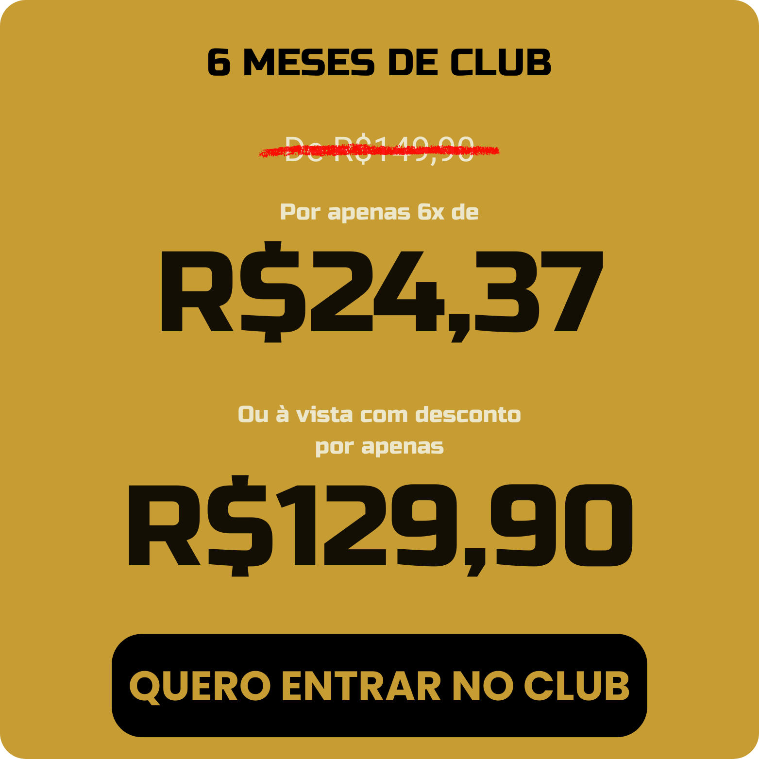 Plano 6 Meses de Club